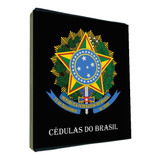 lbum Fichrio Cdulas Brasil Republica 30 Folhas Acetato